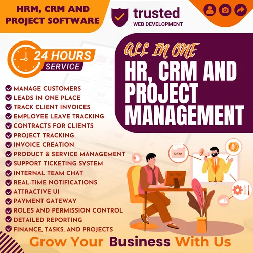 ALL IN ONE – CRM, HR & PROJECT MANAGEMENT