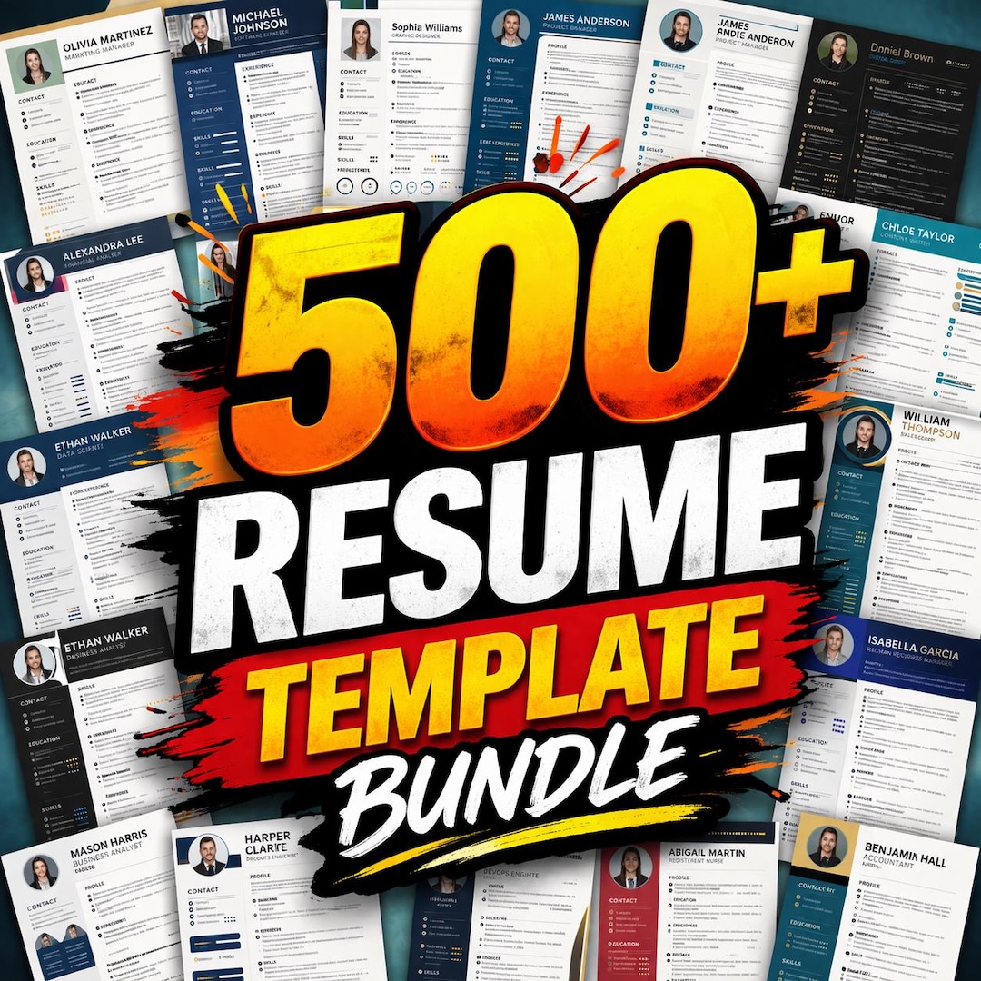 500 + RESUME/CV BUNDLE